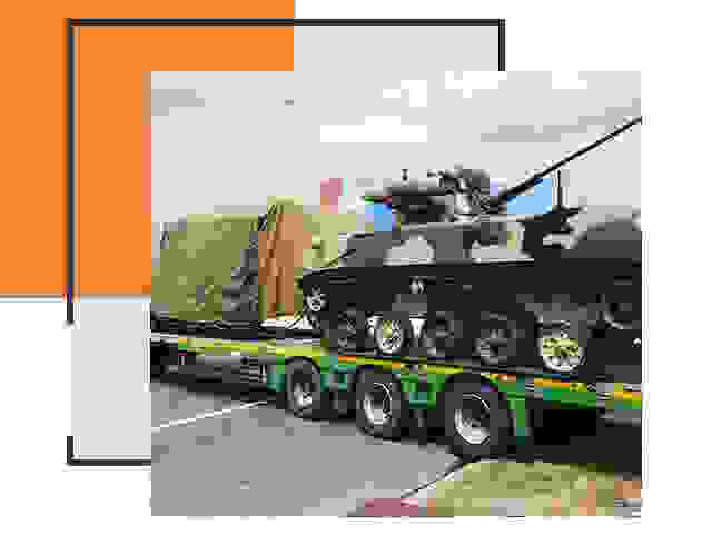 Перевозка военной техники в Саянске