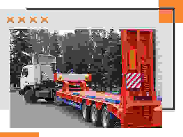 Перевозки на тралах и платформах в Саянске